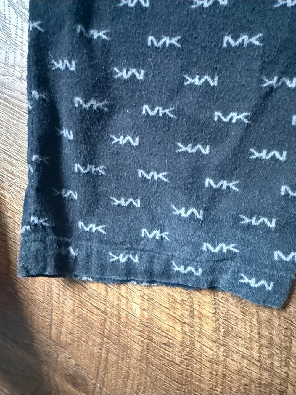 Michael Kors Black MK Logo Pajama Pants Size Small 100% Cotton Sleepwear